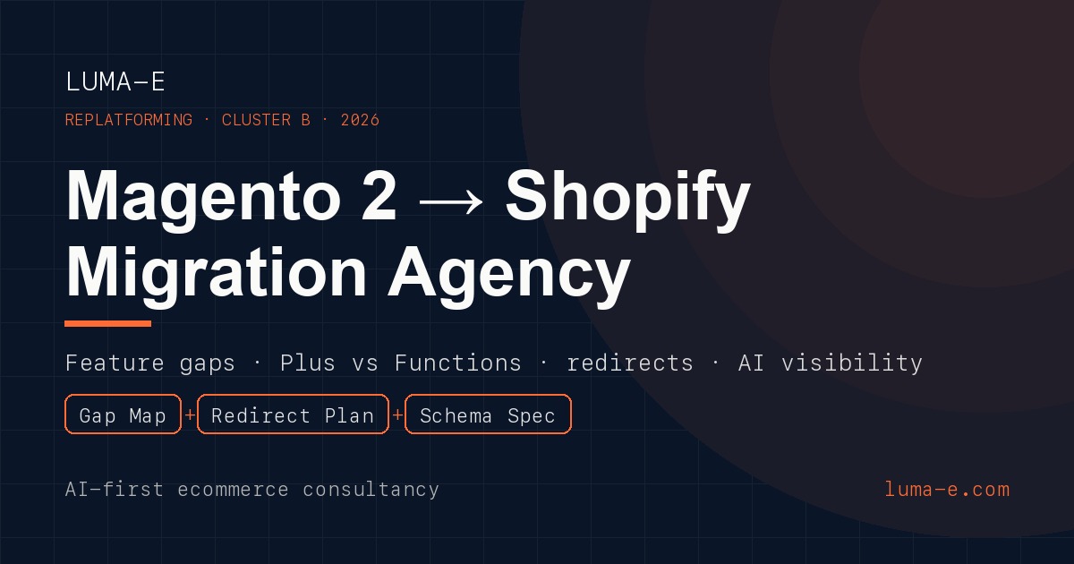 Magento 2 to Shopify Migration Agency: What to Evaluate Before You Sign