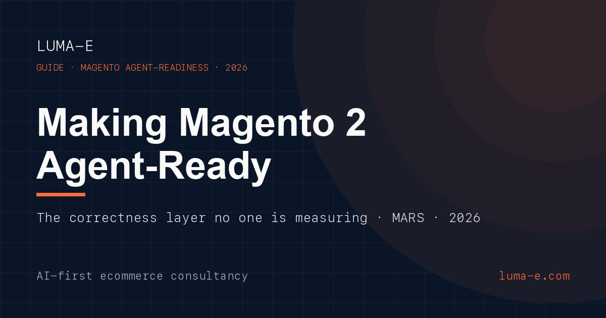 Making Magento 2 Agent-Ready: The Correctness Layer No One Is Measuring