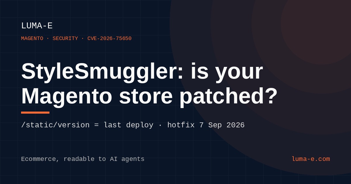 StyleSmuggler: a 2-minute check to see if your Magento store is patched