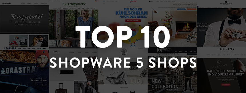 Top 5 most beautiful Shopware 5 Shops